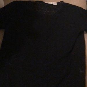 Liz Claiborne lace stretch tee
